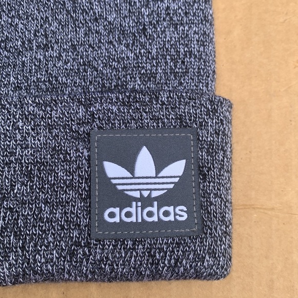 Adidas Beanie Gray Originals Grove One Size - Picture 3 of 7